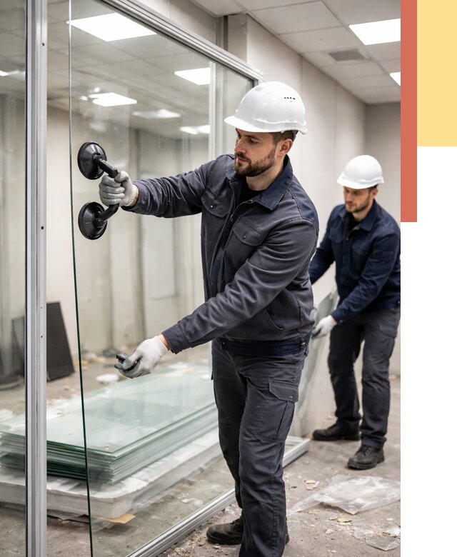 Демонтаж стеклянных перегородок в Ивантеевке от 3292 руб. — быстро и недорого | ОТДЕЛОЧНИК-Внт