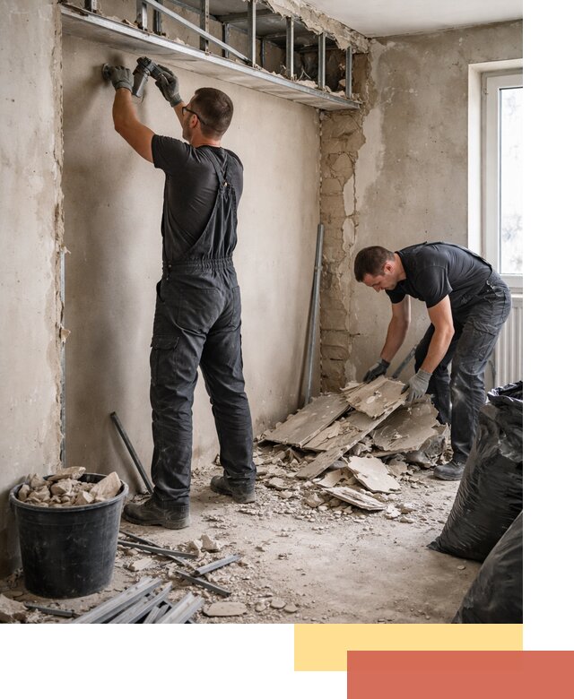 Демонтаж короба из гипсокартона в Ивантеевке быстро и аккуратно