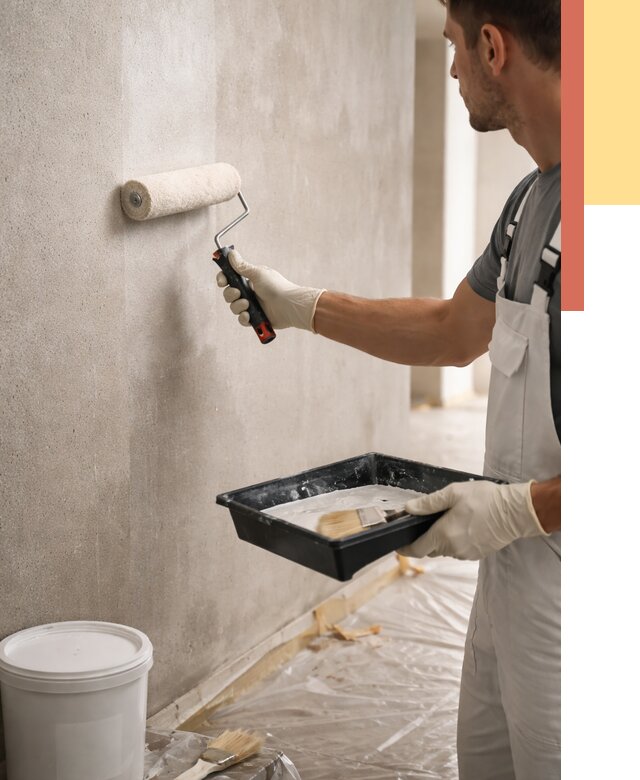 Грунтовка стен в Ивантеевке от 2263 руб. м2 — быстро, недорого, с материалом | ОТДЕЛОЧНИК-Внт