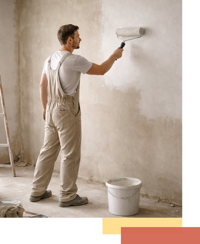 Грунтовка стен под отделку в Ивантеевке профессиональным раствором