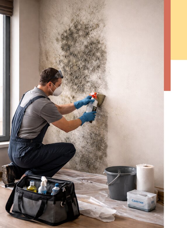 Удаление плесени со стен в Ивантеевке от 2212 руб. — быстро и недорого | ОТДЕЛОЧНИК-Внт