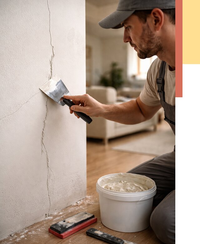 Заделка трещин и сколов в Ивантеевке от 2520 руб. — быстро и недорого | ОТДЕЛОЧНИК-Внт