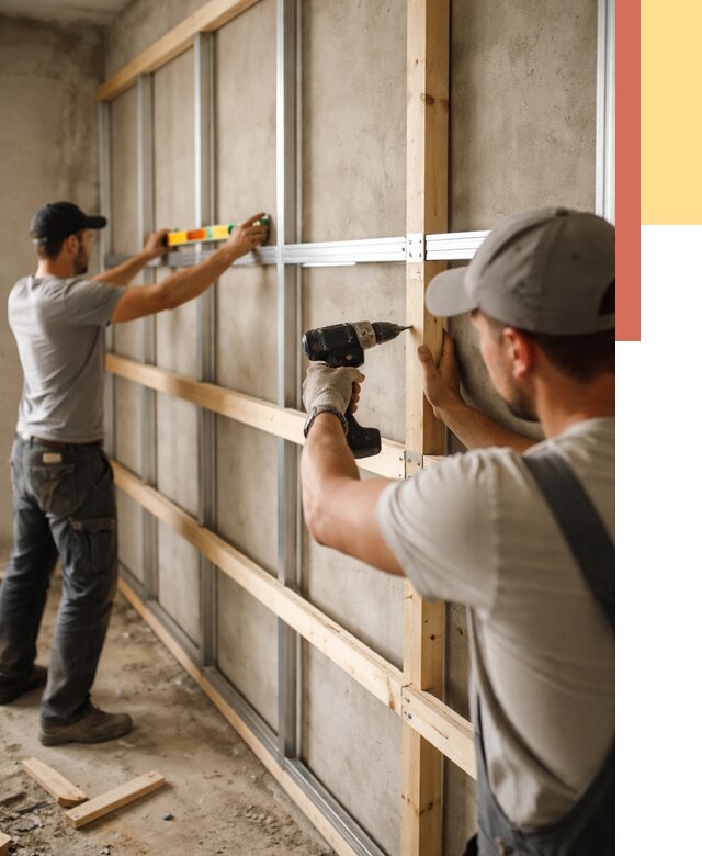 Устройство обрешетки под панели в Ивантеевке от 2160 руб. — монтаж под ключ | ОТДЕЛОЧНИК-Внт