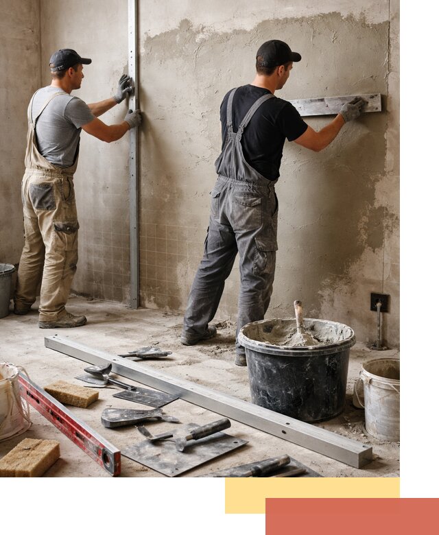 Профессиональная штукатурка стен под плитку в Ивантеевке