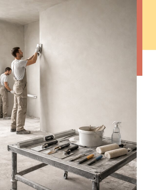 Штукатурка стен под покраску в Ивантеевке от 4629 руб./м² — качественно и недорого | ОТДЕЛОЧНИК-Внт