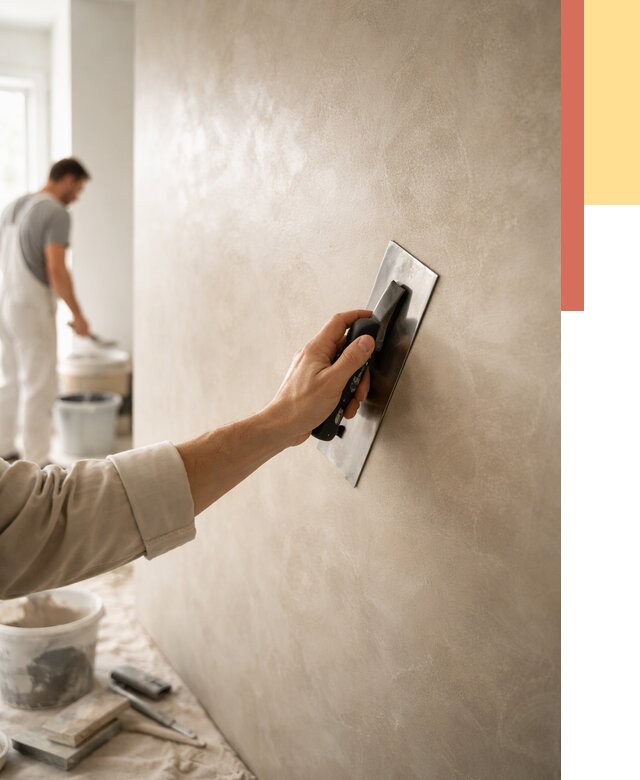 Венецианская штукатурка в Ивантеевке от 3600 руб/м² — нанесение стен под ключ | ОТДЕЛОЧНИК-Внт