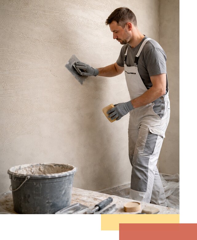 Декоративная штукатурка травертин в Ивантеевке для стен и потолков