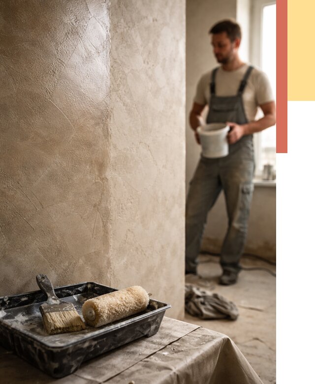 Нанесение воска на штукатурку в Ивантеевке от 3600 руб. | Услуги ОТДЕЛОЧНИК-Внт