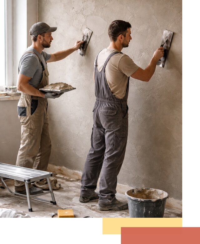 Ремонт декоративной штукатурки и восстановление фактуры в Ивантеевке