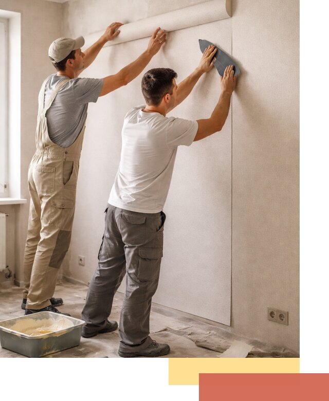 Поклейка виниловых обоев в Ивантеевке профессионально и качественно