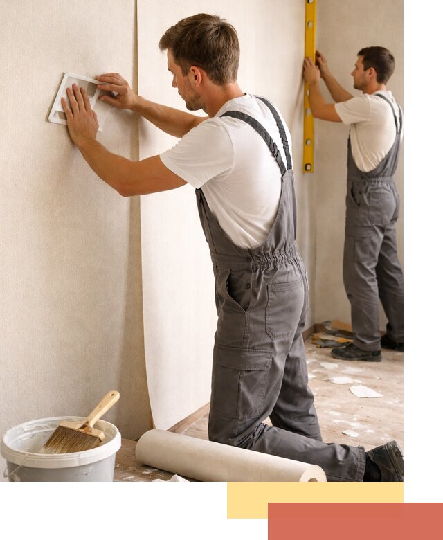 Поклейка бумажных обоев в Ивантеевке качественно и недорого