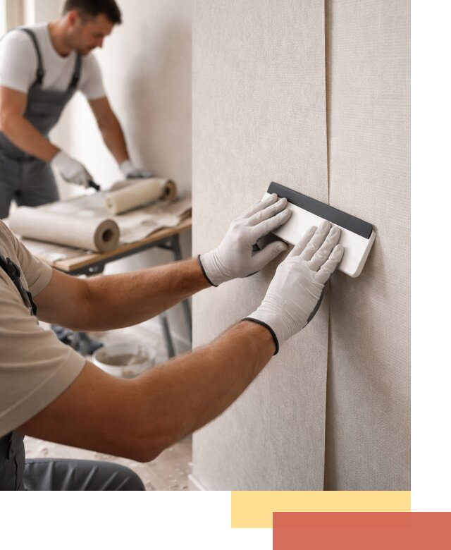 Поклейка обоев под покраску в Ивантеевке профессионально и быстро