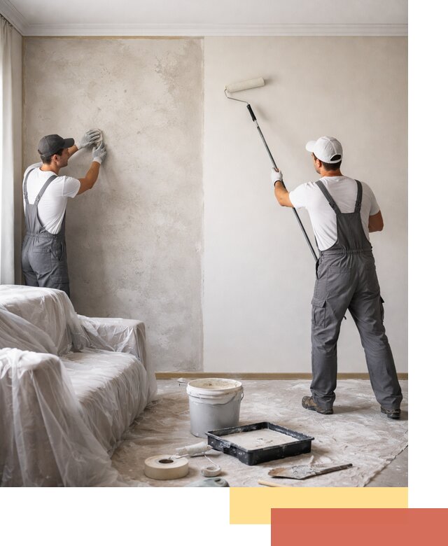 Покраска стен антивандальной краской в Ивантеевке