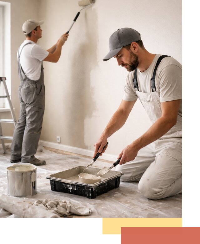 Покраска стен в квартире в Ивантеевке — профессионально и аккуратно