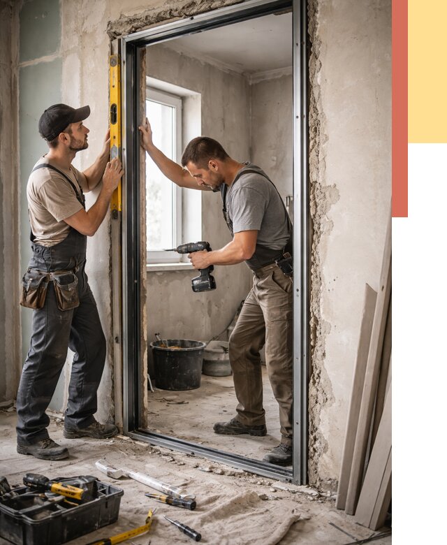 Закладка дверного проема в Ивантеевке от 3600 руб. — быстро и недорого | ОТДЕЛОЧНИК-Внт