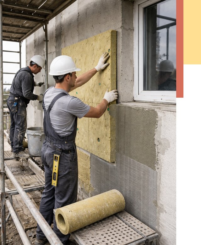 Утепление стен в Ивантеевке от 4423 руб. под ключ — быстро и недорого | ОТДЕЛОЧНИК-Внт