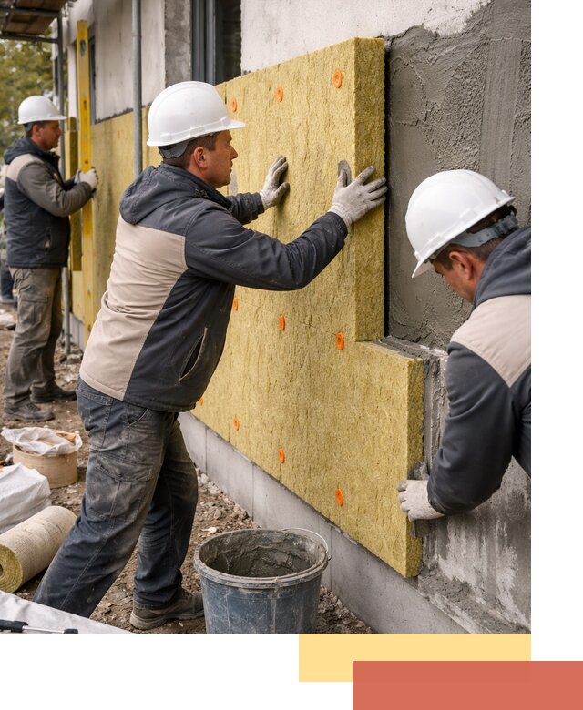 Утепление стен минватой в Ивантеевке — тепло и звукоизоляция