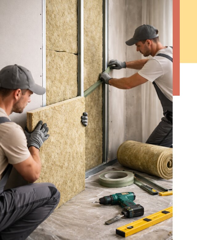 Шумоизоляция стен в Ивантеевке под ключ от 1903 руб. | ОТДЕЛОЧНИК-Внт