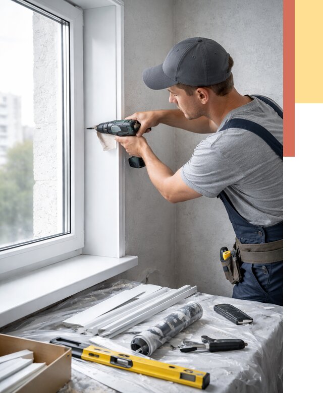 Установка пластиковых откосов в Ивантеевке от 2315 руб. | ОТДЕЛОЧНИК-Внт монтаж, быстро и недорого