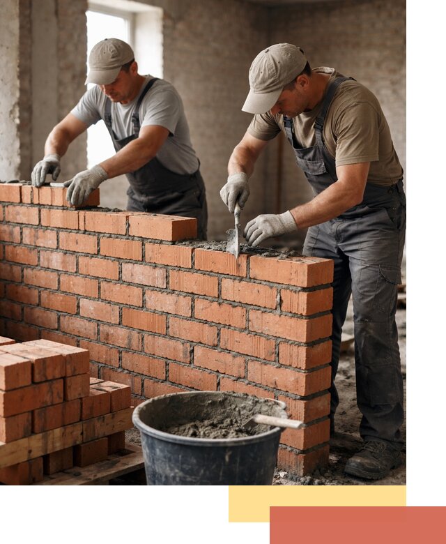 Кладка кирпичных перегородок под ключ в Ивантеевке