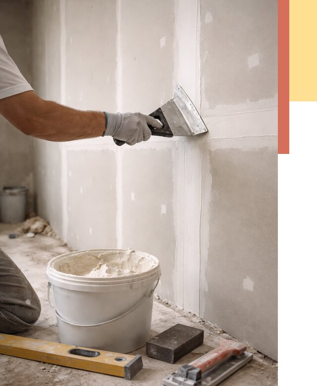 Шпаклевка перегородок из гипсокартона в Ивантеевке от 2572 руб. — услуги ОТДЕЛОЧНИК-Внт