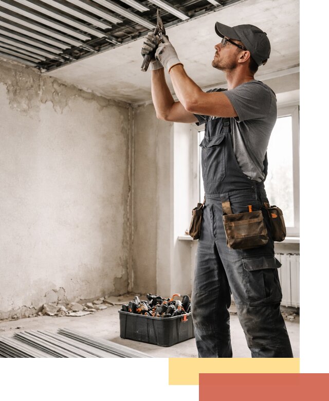 Демонтаж реечного потолка в Ивантеевке быстро и аккуратно