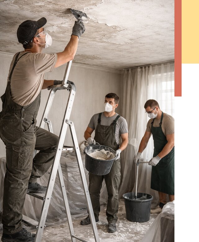 Удаление побелки с потолка в Ивантеевке от 2572 руб. быстро и недорого | ОТДЕЛОЧНИК-Внт