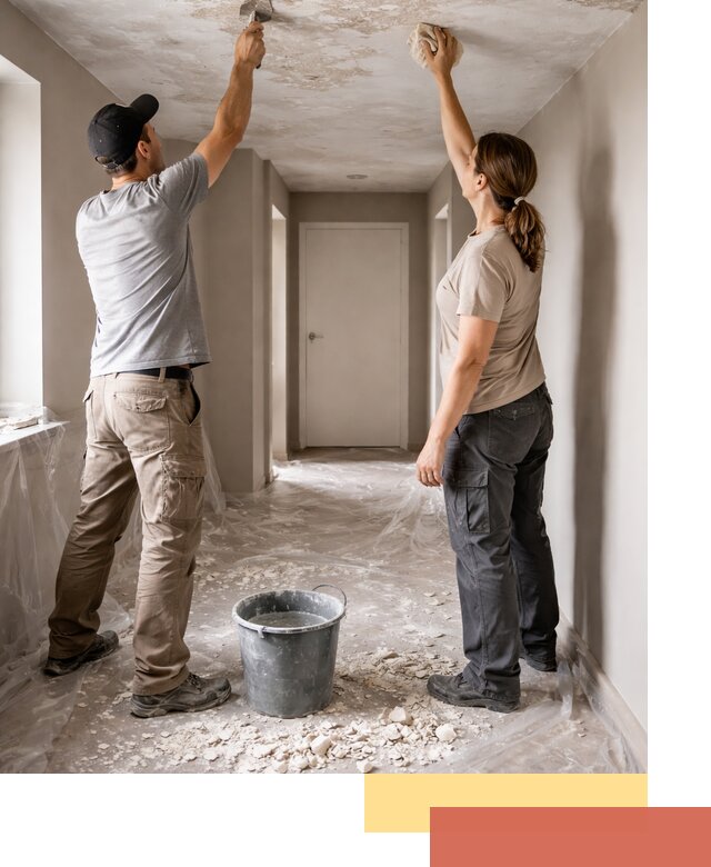 Удаление побелки с потолка в Ивантеевке — быстро и аккуратно