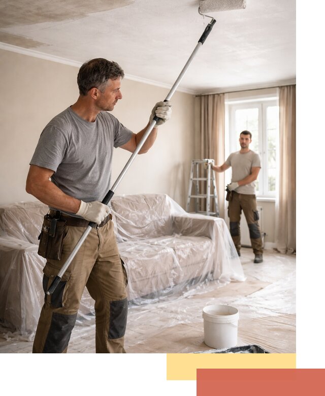 Грунтовка потолка в Ивантеевке — подготовка под покраску и отделку