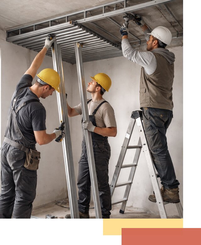 Монтаж реечного потолка под ключ в Ивантеевке