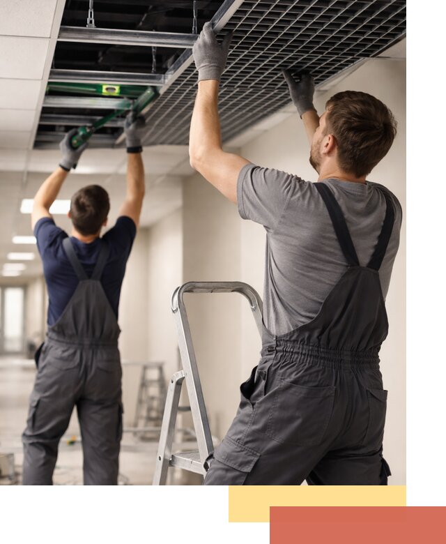 Монтаж потолка Грильято в Ивантеевке: установка под ключ качественно