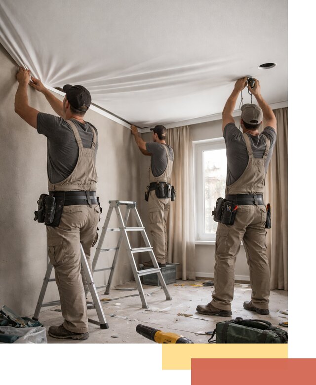 Монтаж матового натяжного потолка в Ивантеевке качественно и быстро