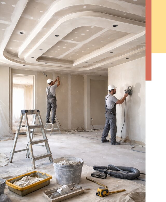 Многоуровневый потолок из гипсокартона в Ивантеевке от 772 руб. под ключ | ОТДЕЛОЧНИК-Внт