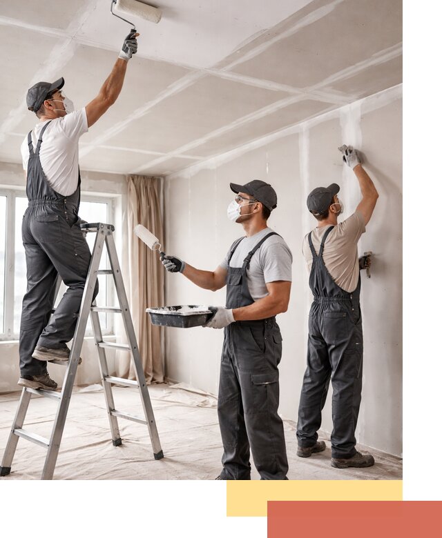 Покраска потолка из гипсокартона в Ивантеевке качественно и недорого