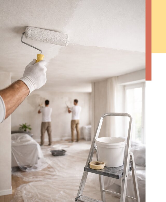 Покраска потолка акриловой краской в Ивантеевке от 2572 руб. | ОТДЕЛОЧНИК-Внт