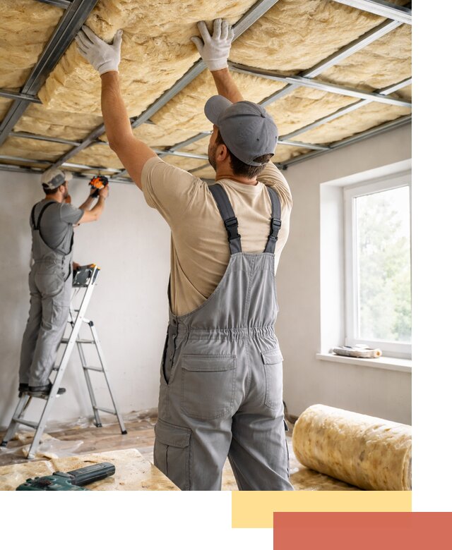 Утепление потолка под ключ в Ивантеевке качественно и быстро