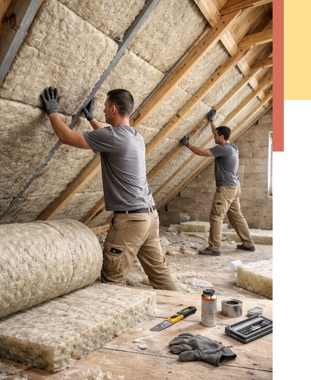 Утепление потолка минватой в Ивантеевке от 1492 руб. — быстро и недорого | ОТДЕЛОЧНИК-Внт