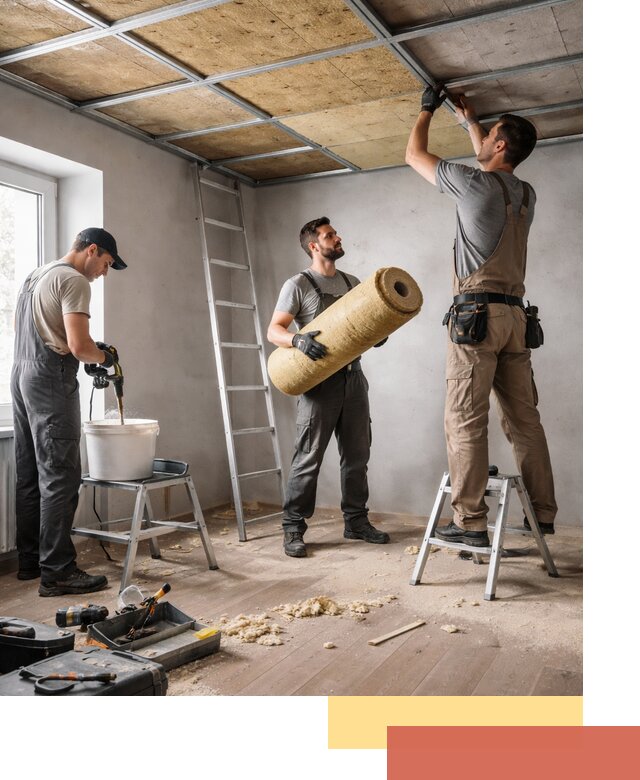 Шумоизоляция потолка в Ивантеевке: профессиональный монтаж и отделка